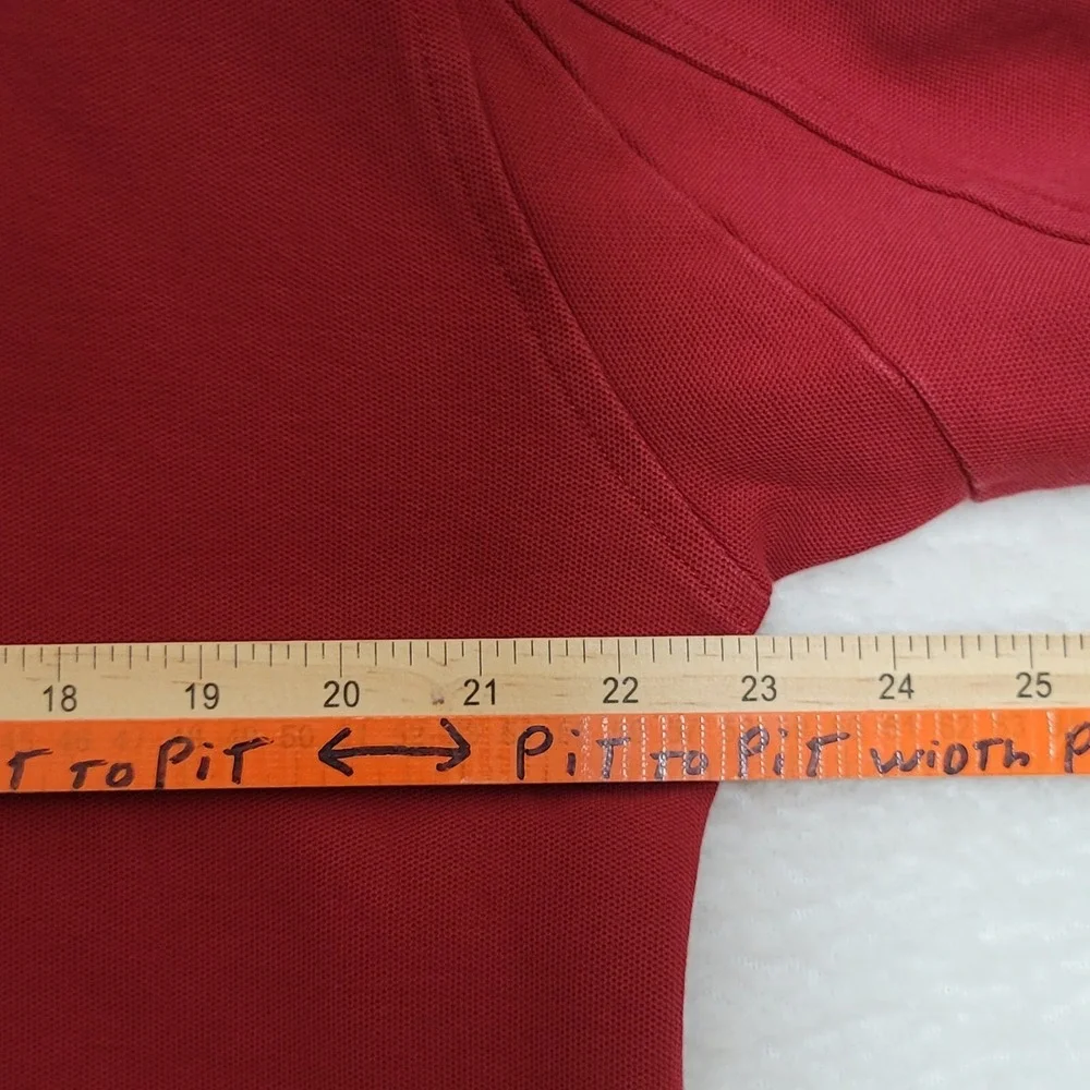 Orvis Men's Sweater Size L Large Dark Red Thick Cotton Long Sleeve Casual